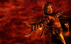 Mortal Kombat Scorpion Poster wallpaper thumb