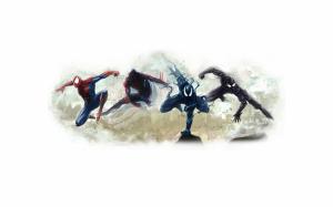 Spider-man Venom White HD wallpaper thumb