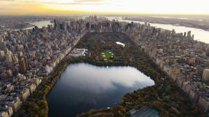Manhattan Central Park Aerial View wallpaper thumb