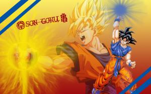Son Goku Widescreen HD wallpaper thumb