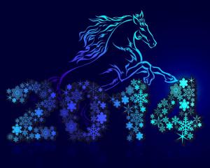 The new year of the horse wallpaper thumb