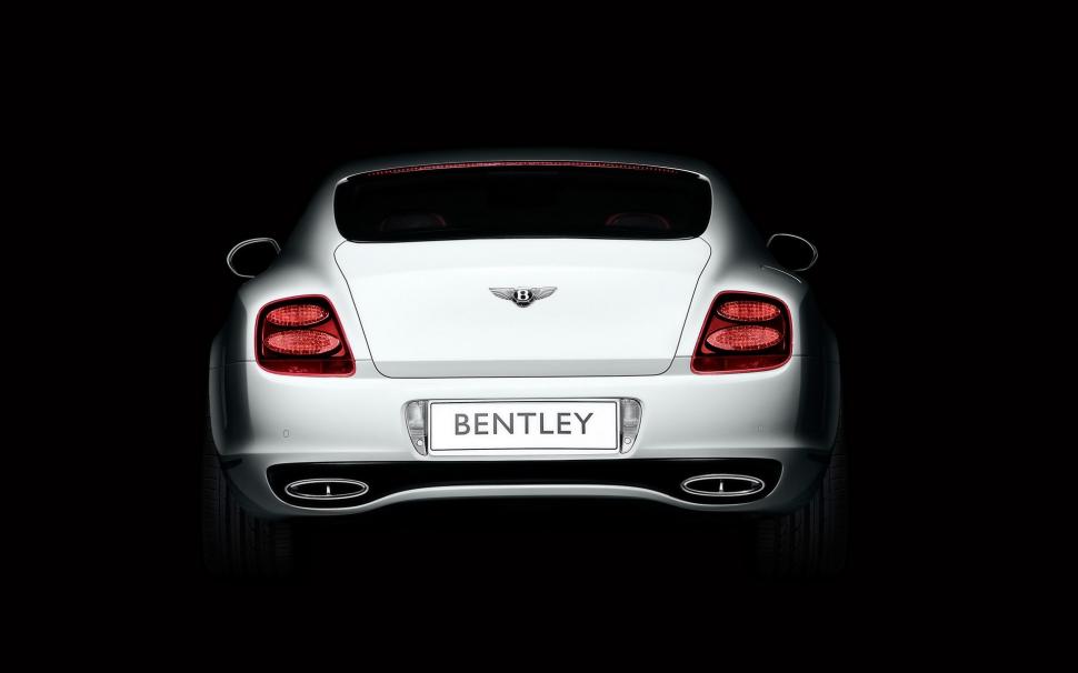 Bentley Continental Supersports Rear 2010 wallpaper,Bentley Continental White HD wallpaper,Bentley Continental HD wallpaper,1920x1200 wallpaper