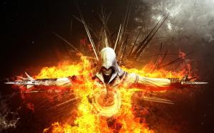 Assassins Creed 2 Fire Abstract wallpaper thumb