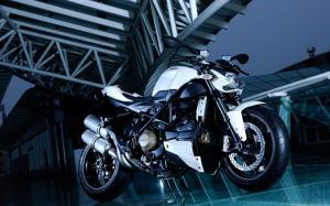 White Motorcycle, Ducati, Cool wallpaper thumb