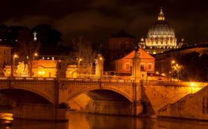 Vatican City Night Lights wallpaper thumb