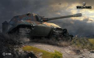 World of Tanks Tanks E 100 Games 3D Graphics wallpaper thumb