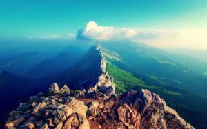 Hill, Peak, Baiyun, Blue Sky, Spectacular wallpaper thumb