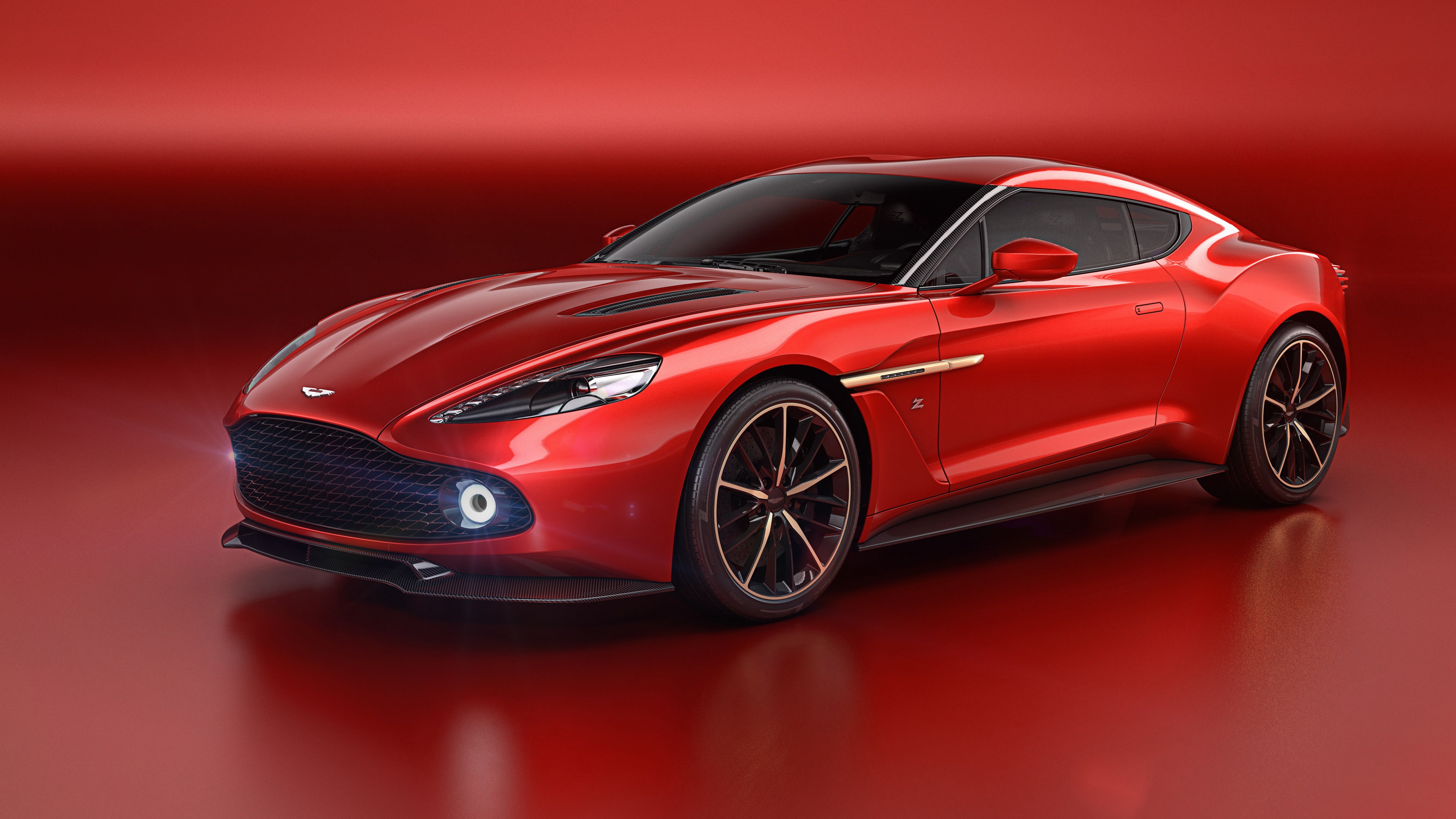 Aston Martin Vanquish Zagato Red Supercar 2016 Wallpaper Cars Wallpaper Better