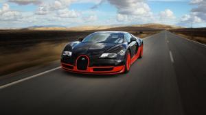 Bugatti Veyron Motion Blur Super Sport HD wallpaper thumb