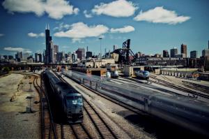 Chicago, Illinois, train wallpaper thumb