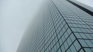 Building Skyscraper Mist Fog HD wallpaper thumb