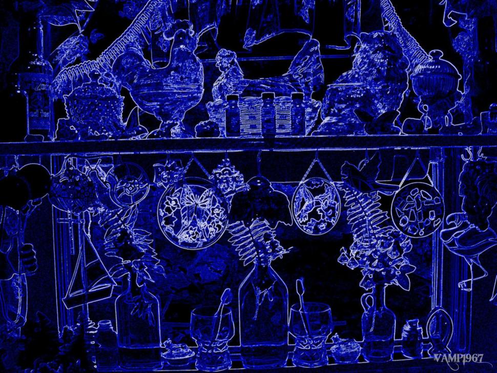 My Kitchen Window wallpaper,vamp1967 HD wallpaper,abstract HD wallpaper,cobalt blue HD wallpaper,blue HD wallpaper,window HD wallpaper,colors HD wallpaper,glass HD wallpaper,3d & abstract HD wallpaper,1920x1440 wallpaper