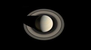 Saturn Black Planet HD wallpaper thumb
