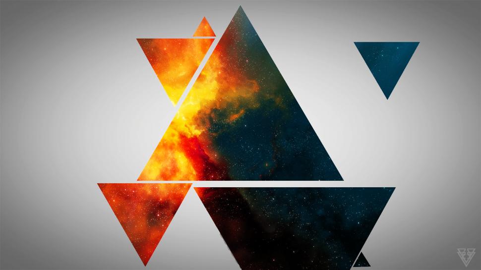 Triangle Abstract Stars HD wallpaper,abstract HD wallpaper,digital/artwork HD wallpaper,stars HD wallpaper,triangle HD wallpaper,1920x1080 wallpaper