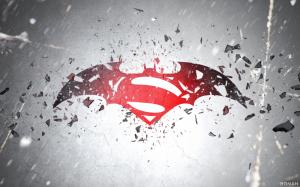 Batman vs Superman Awesome Logo wallpaper thumb