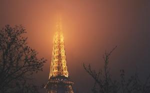 Eiffel Tower In Fog wallpaper thumb