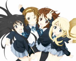 K-ON!, Anime Girls, Akiyama Mio, Tainaka Ritsu, Kotobuki Tsumugi, Hirasawa Yui, School Uniform, Friendship wallpaper thumb