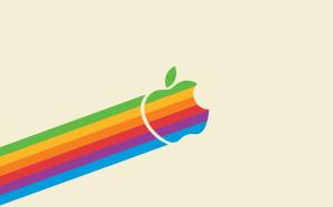 Rainbow Apple Logo wallpaper thumb
