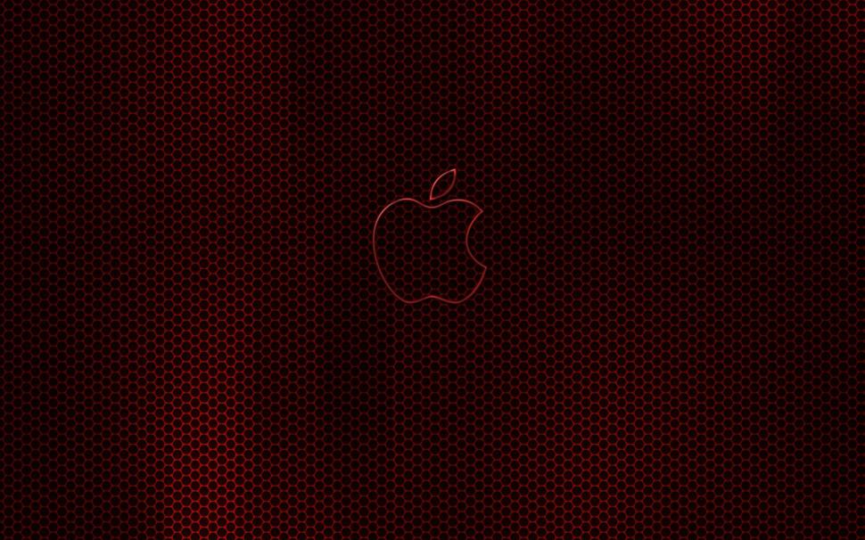 Apple Dark Red Glow wallpaper,glow HD wallpaper,dark HD wallpaper,apple HD wallpaper,1920x1200 wallpaper
