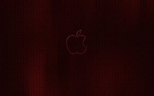Apple Dark Red Glow wallpaper thumb