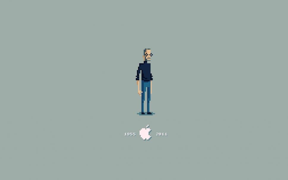 Steve Jobs Pixelated wallpaper,background HD wallpaper,technology HD wallpaper,tech HD wallpaper,2560x1600 wallpaper