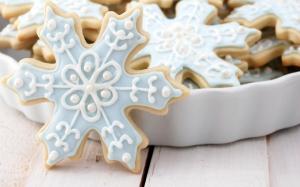 Christmas Cookies Snowflakes Holiday wallpaper thumb