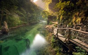 Slovenia, trails, rivers, mountains wallpaper thumb