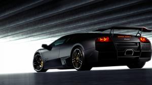 Black Lamborghini Sports wallpaper thumb