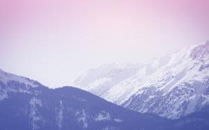 Beautiful Winter Mountain Landscape Photo wallpaper thumb