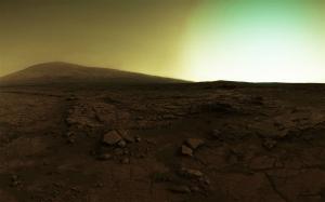 Mars Alien Landscape HD wallpaper thumb
