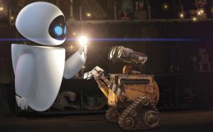 Wall-E Light Robots HD wallpaper thumb