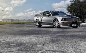 Ford Mustang 550R Muscle Car Parking wallpaper thumb