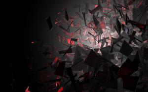 Black and Red Shapes wallpaper thumb