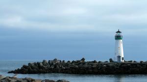 Lighthouse Coast Ocean HD wallpaper thumb