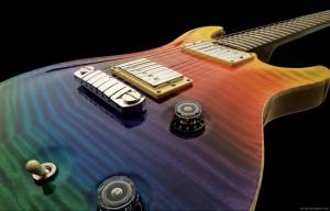 Rainbow guitar wallpaper thumb