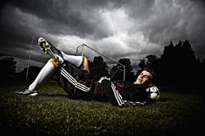 Gareth Bale, Real Madrid, Lying Down, Grass, Smile wallpaper thumb