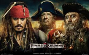 Pirates of the Caribbean 4 Three pirates wallpaper thumb