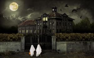 Halloween Scary House wallpaper thumb