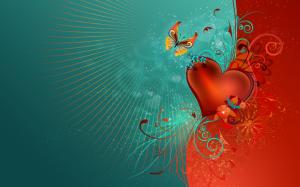 Love Heart HDTV 1080p wallpaper thumb