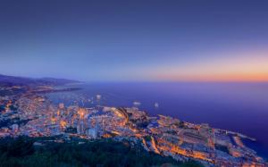 Beautiful Coastal Sunset Of Monaco wallpaper thumb