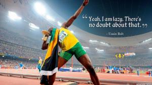 Usain Bolt - Lazy Quotes HD wallpaper thumb