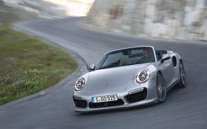 Porsche 911 Road Motion Blur HD wallpaper thumb