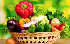 Healthy, Vegetables, Pepper, Onion, Eggplant, Fresh wallpaper thumb