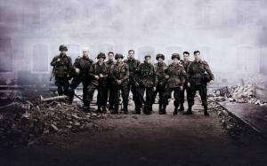 Band of Brothers Cast wallpaper thumb