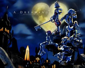 Blue Kingdom Hearts Anime HD wallpaper thumb