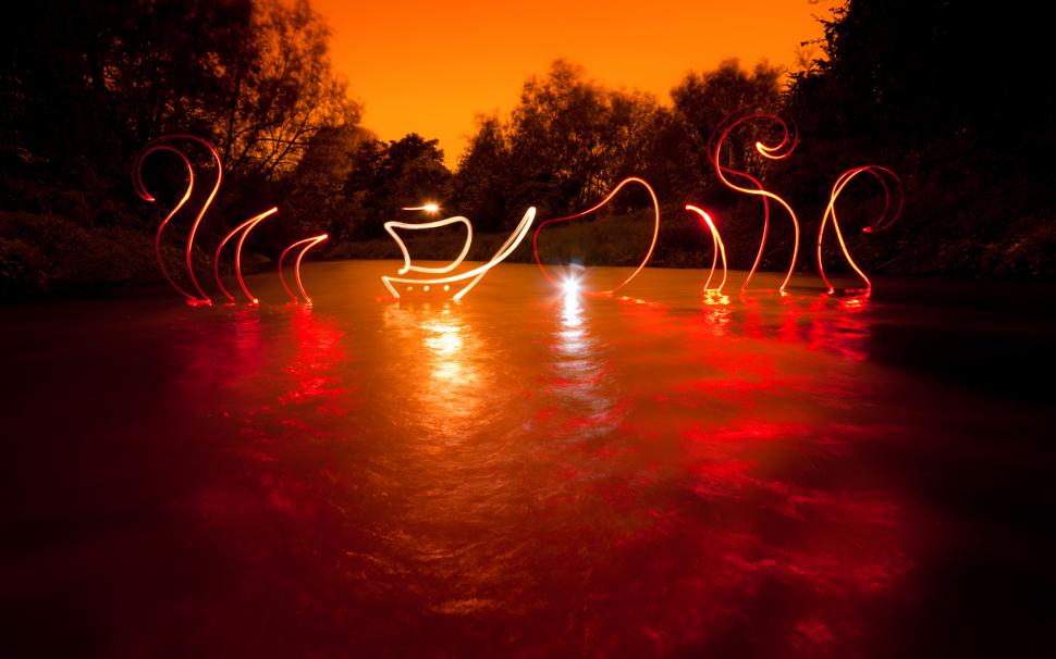 Water Trees Light Painting Timelapse HD wallpaper,nature HD wallpaper,trees HD wallpaper,water HD wallpaper,timelapse HD wallpaper,light HD wallpaper,painting HD wallpaper,1920x1200 wallpaper