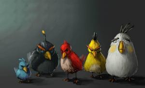 Panting ~ Angry Birds wallpaper thumb