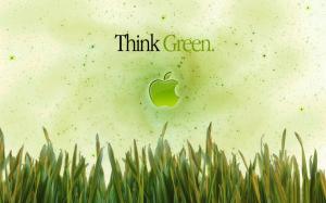 Apple Think Green wallpaper thumb