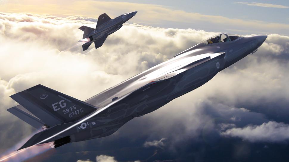 F-35 Lightning II, American, fighter wallpaper,Lightning HD wallpaper,American HD wallpaper,Fighter HD wallpaper,2560x1440 wallpaper