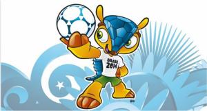 Fuleco the official mascot of the World Cup 2014 wallpaper thumb